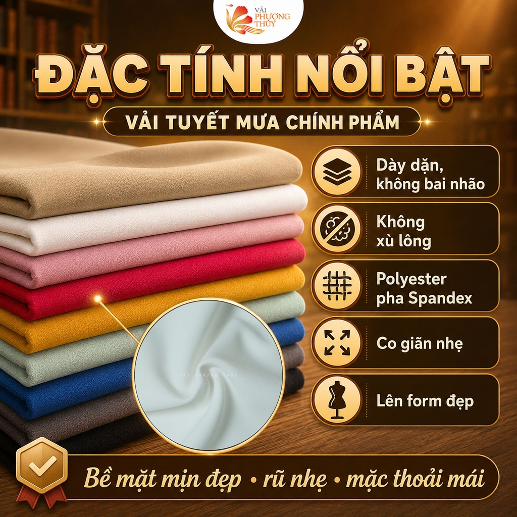 Vải Tuyết mưa Nhật Nam Phượng Thúy