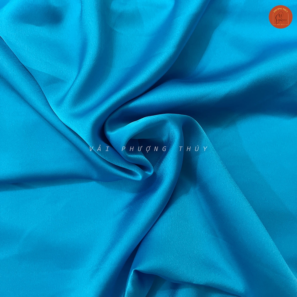 Vải lụa Satin trơn Phượng Thúy khổ 1m50