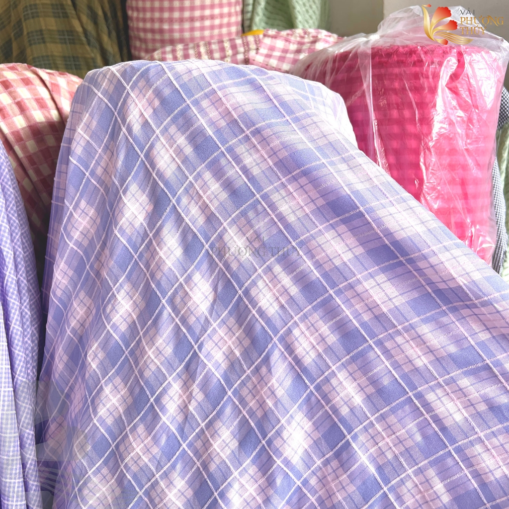 Vải Thô Cotton Phượng Thúy khổ 1m50 | Vải may đồ bộ
