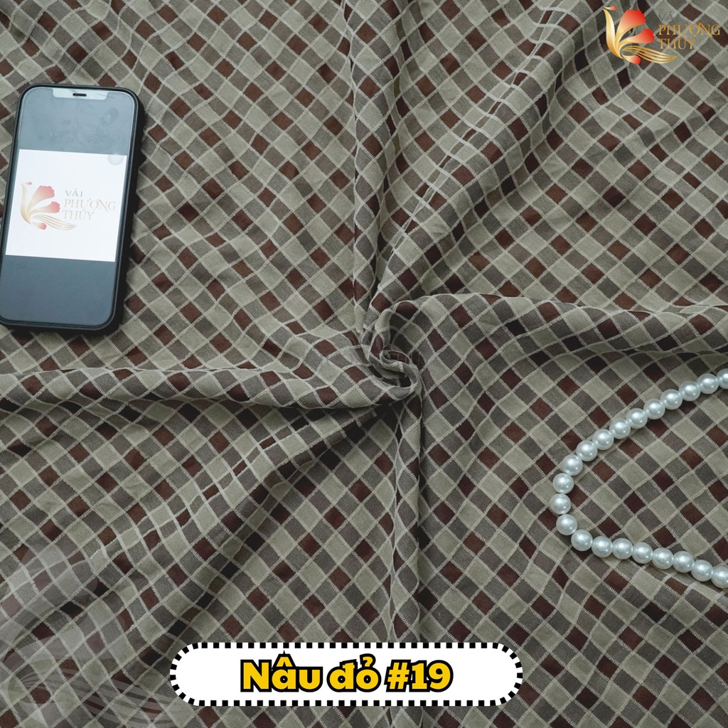 Vải Thô Cotton Phượng Thúy khổ 1m50 | Vải may đồ bộ