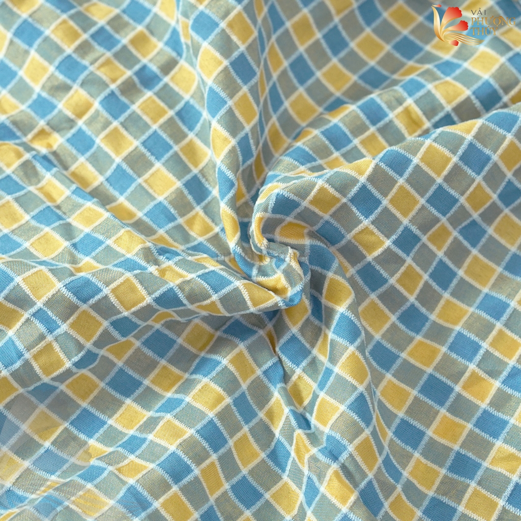 Vải Thô Cotton Phượng Thúy khổ 1m50 | Vải may đồ bộ