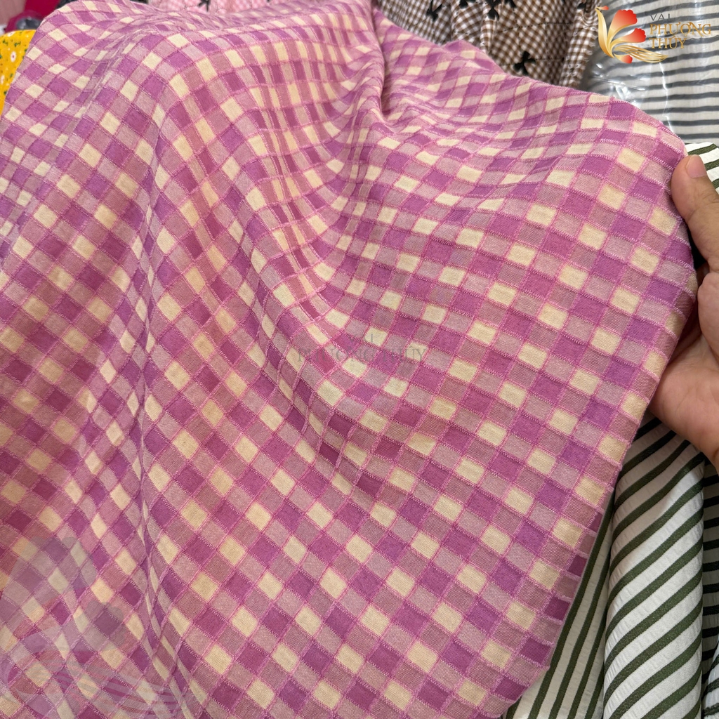 Vải Thô Cotton Phượng Thúy khổ 1m50 | Vải may đồ bộ