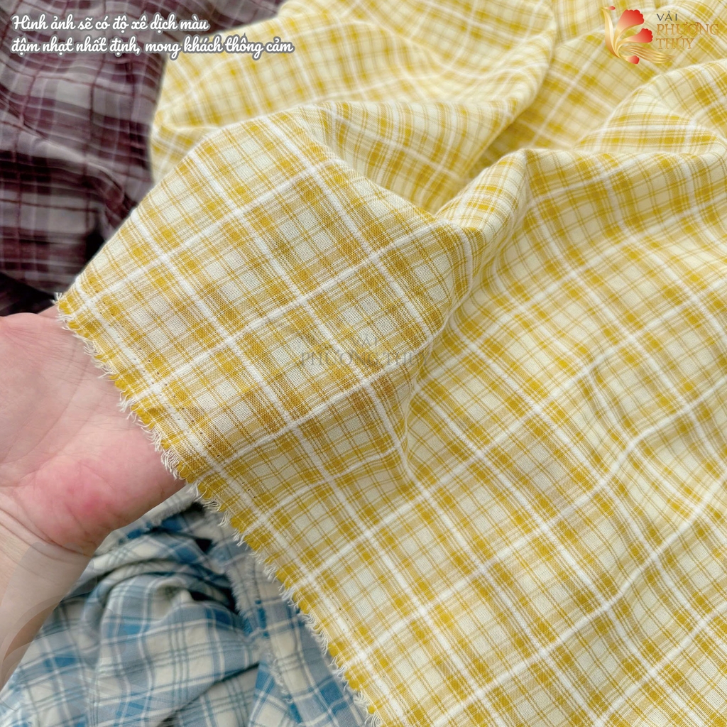 Vải Thô Cotton Phượng Thúy khổ 1m50 | Vải may đồ bộ