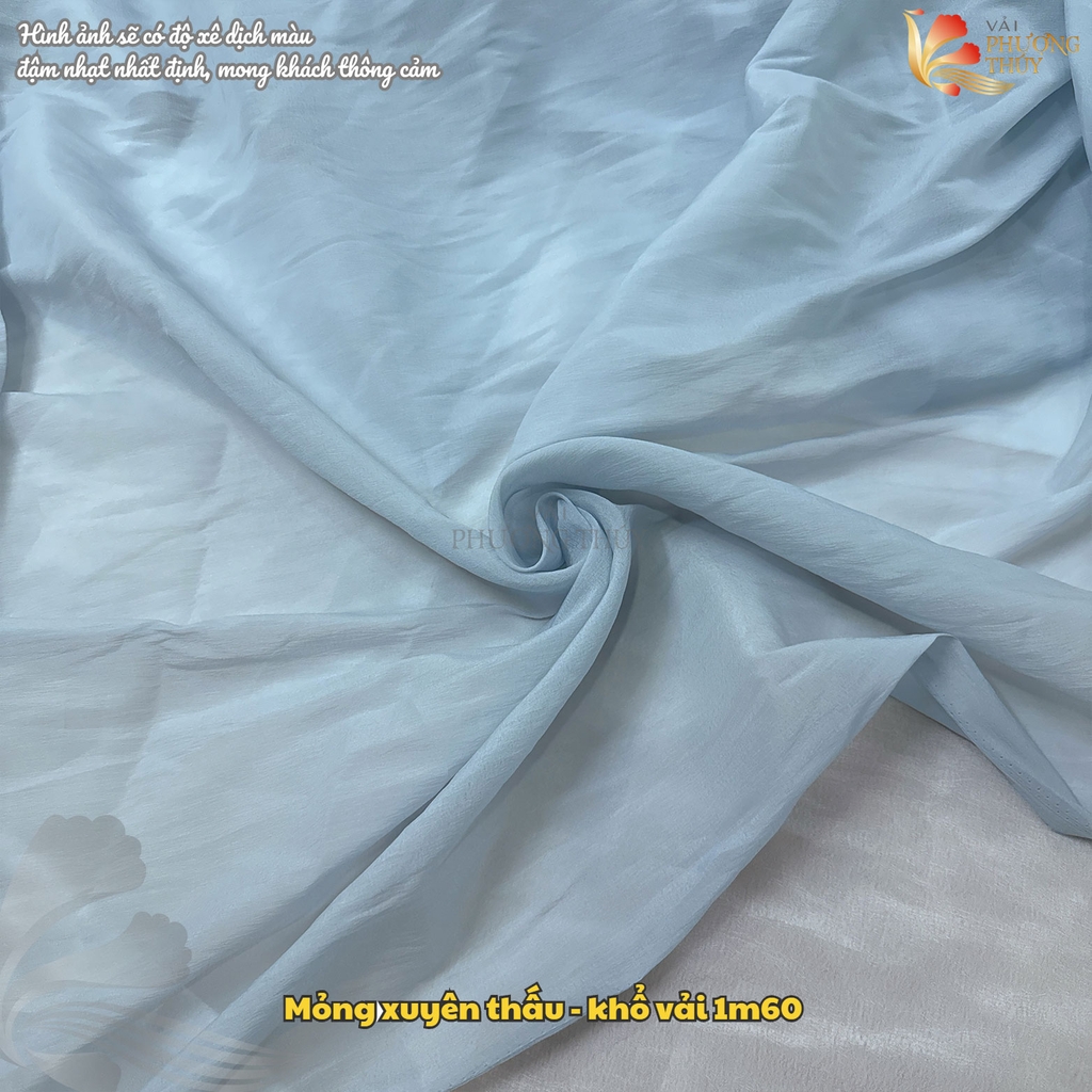 Vải tơ nến Phượng Thúy khổ 1m60