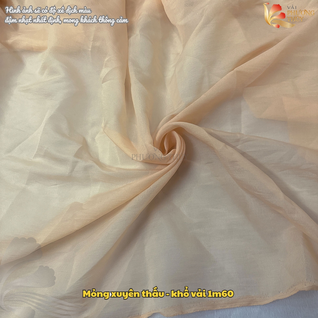 Vải tơ nến Phượng Thúy khổ 1m60