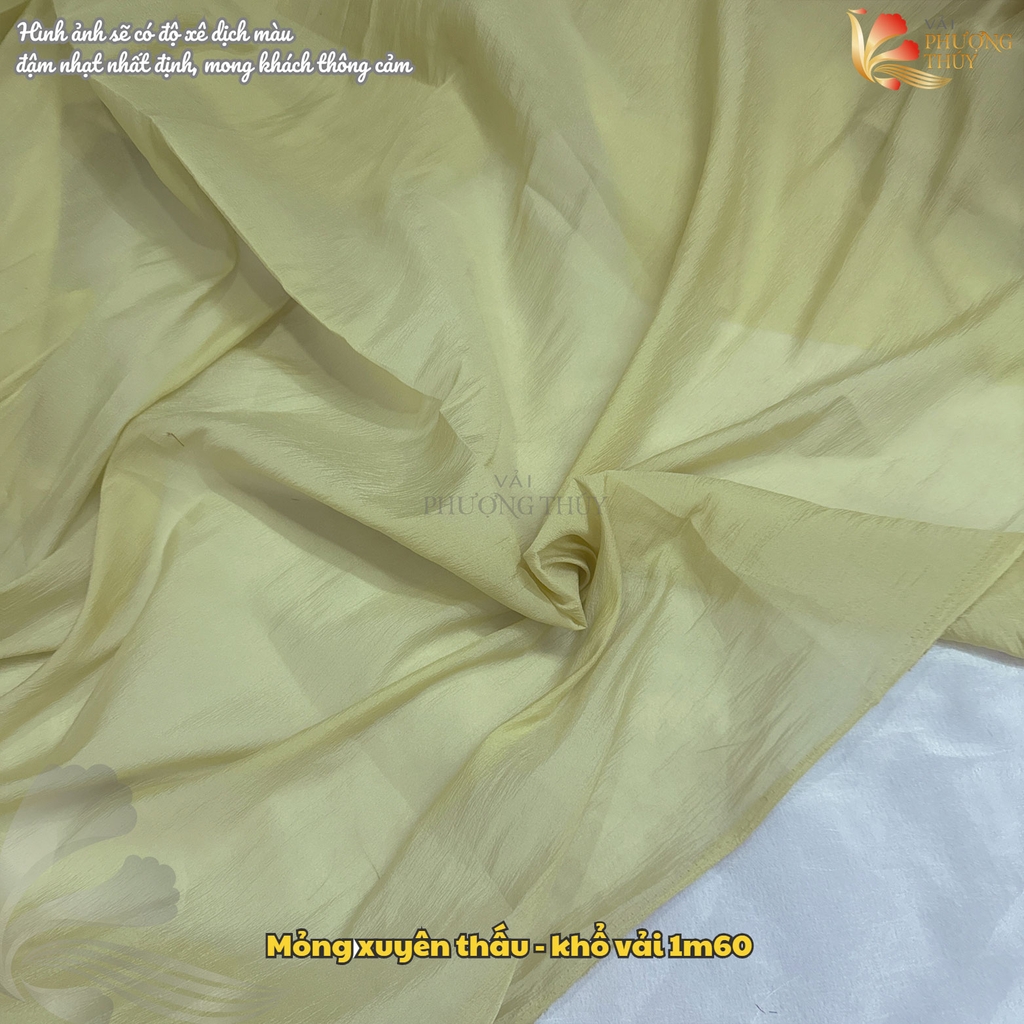 Vải tơ nến Phượng Thúy khổ 1m60
