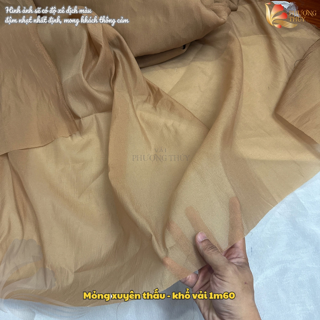 Vải tơ nến Phượng Thúy khổ 1m60