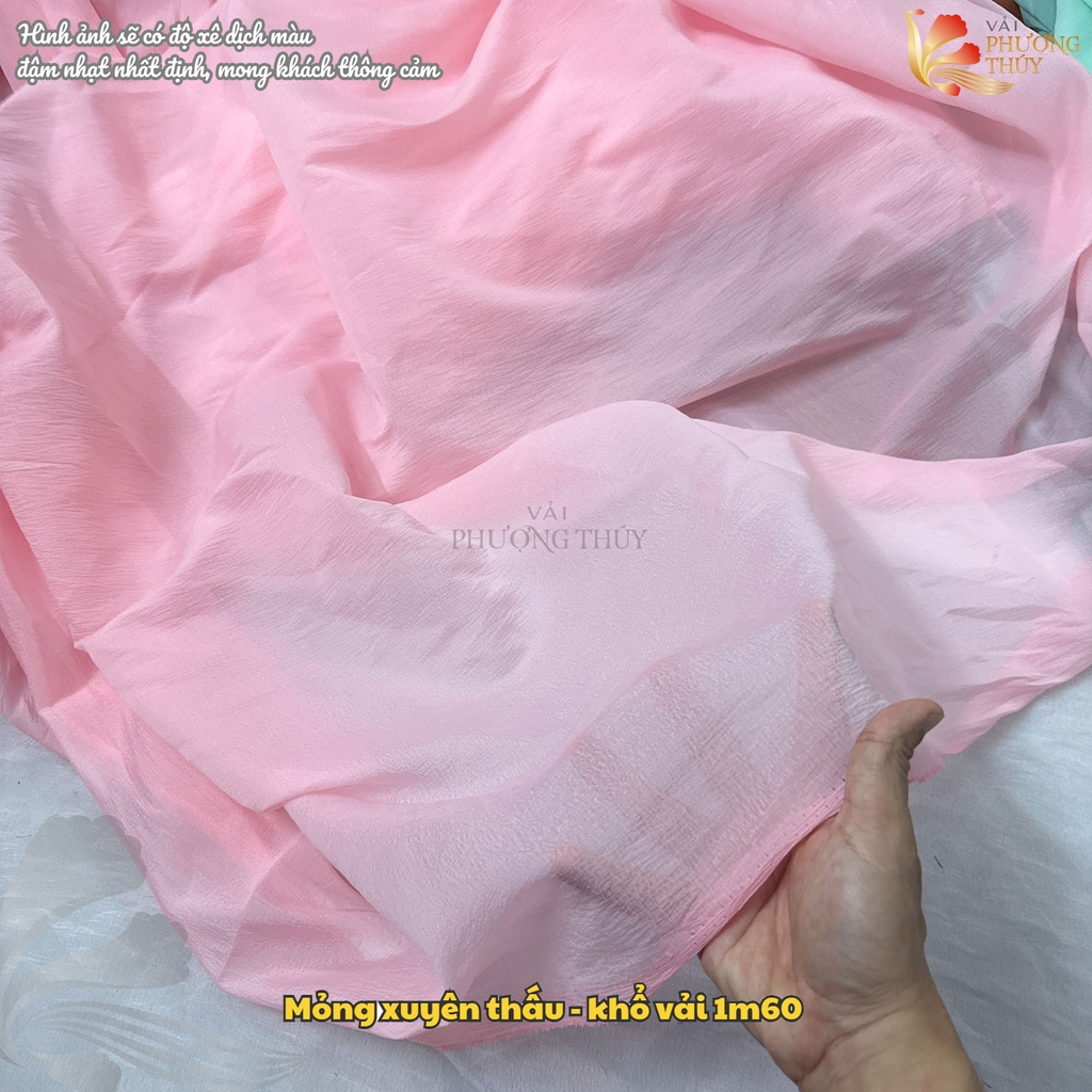 Vải tơ nến Phượng Thúy khổ 1m60