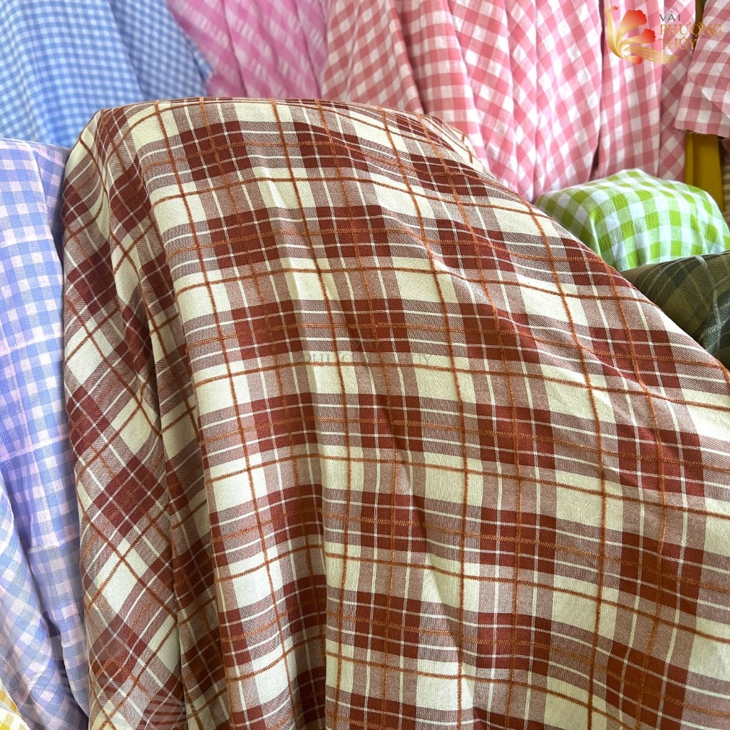 Vải Thô Cotton Phượng Thúy khổ 1m50 | Vải may đồ bộ