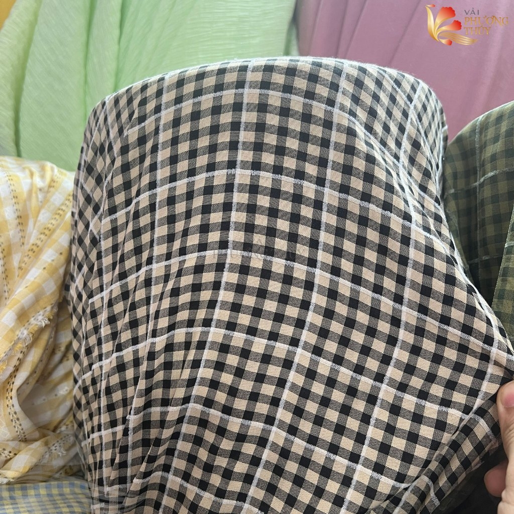 Vải Thô Cotton Phượng Thúy khổ 1m50 | Vải may đồ bộ