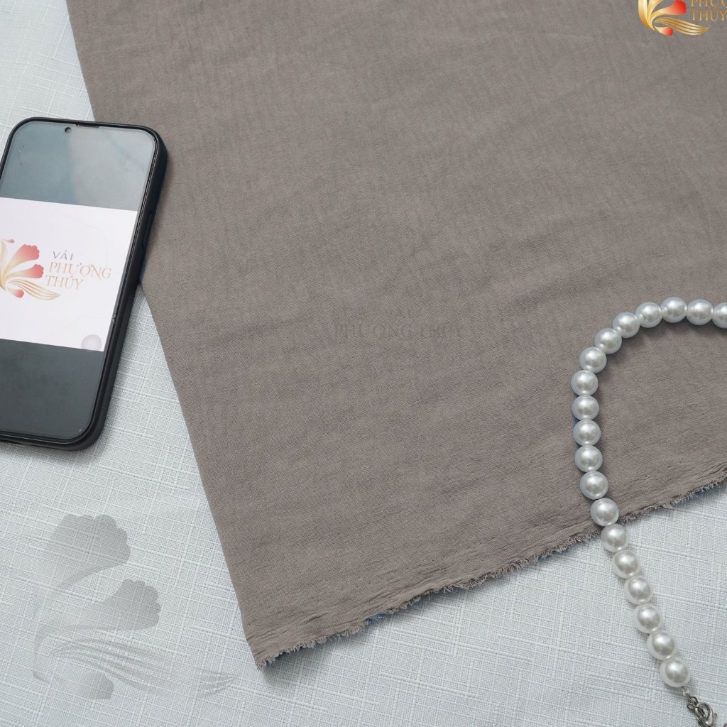 Vải đũi trơn Phượng Thúy khổ 1m55