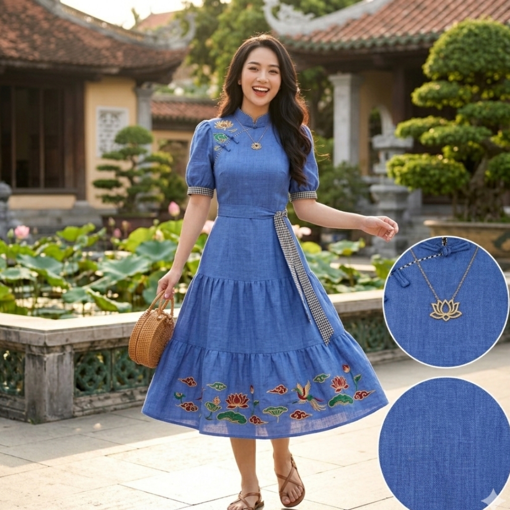Vải đũi vân mây co giãn mềm mịn chuyên may thời trang nam nữ, pháp phục, áo kiểu đồ bộ khổ 1m50