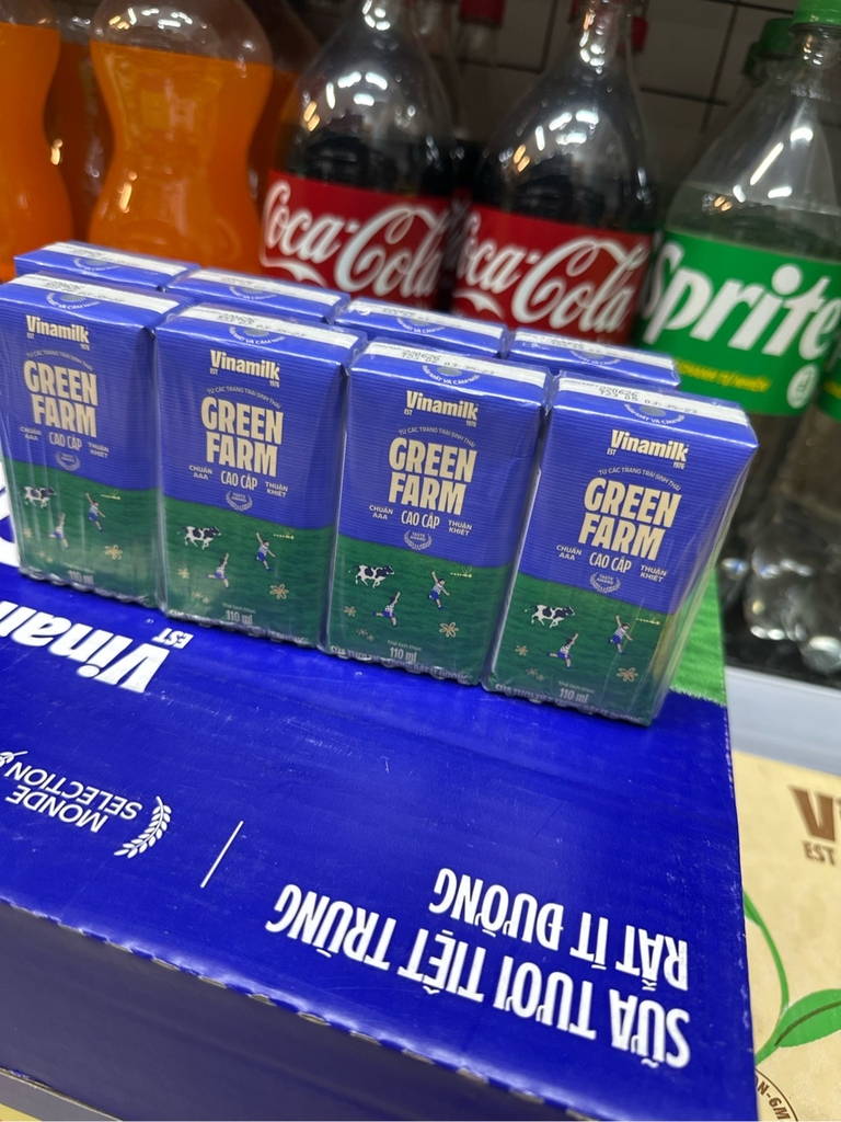 STTT VNM Green farm ít đường 110ml