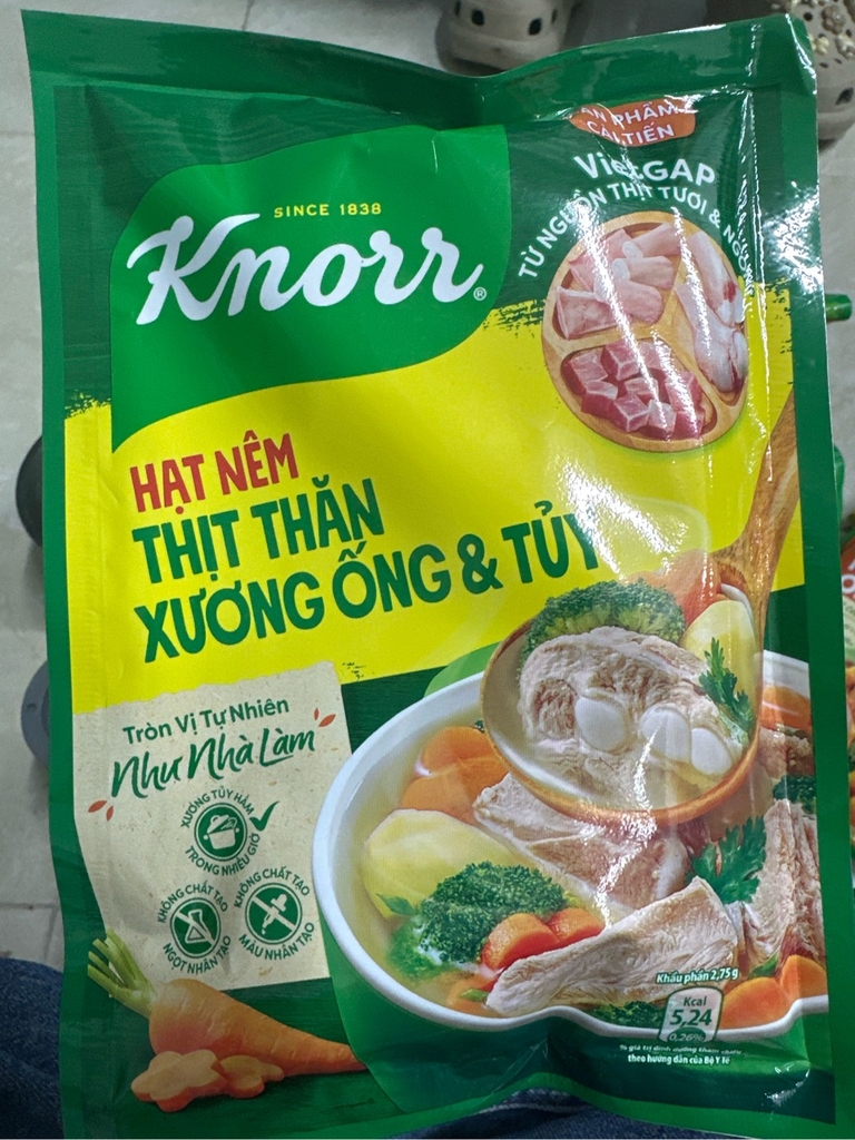 Knor-Hạt nêm thịt thăn xương ống và tuỷ 170g