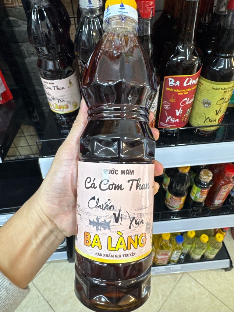 Nước mắm cá cơm Than Ba Làng 800ml