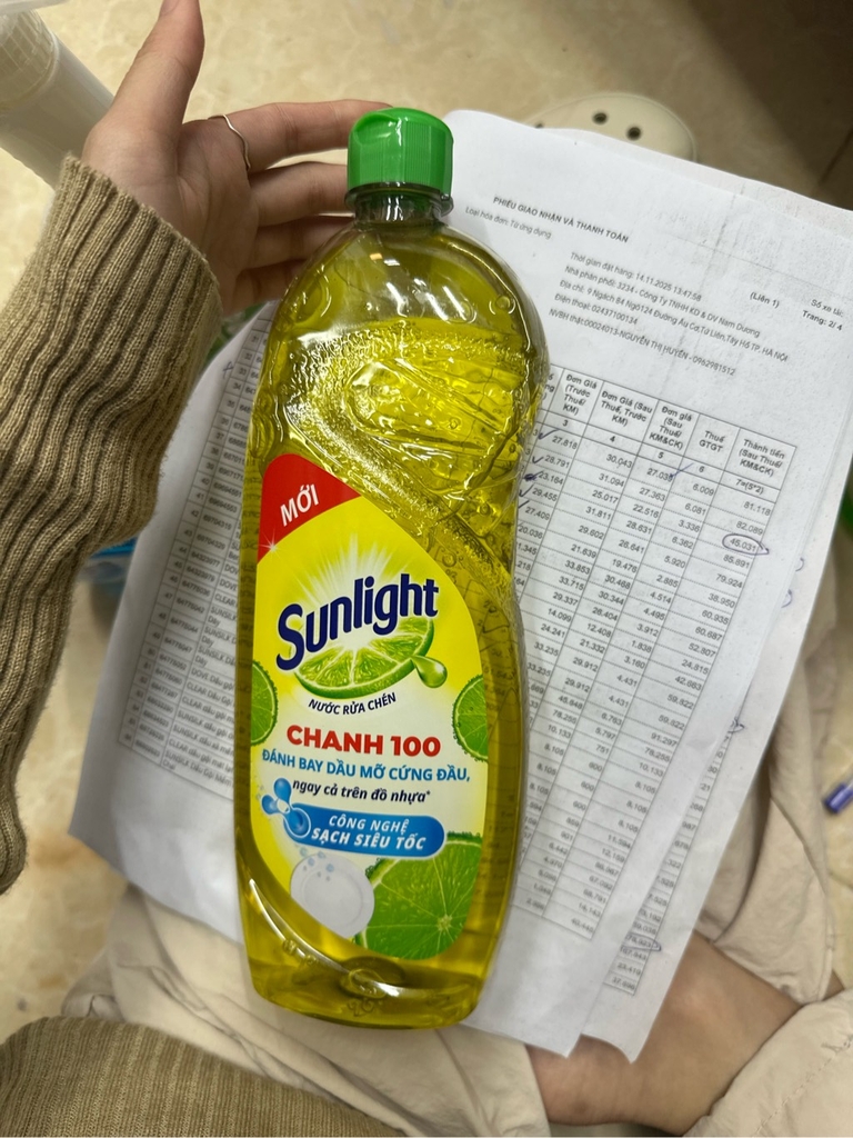 SUNLIGHT NRC chanh mới 750g
