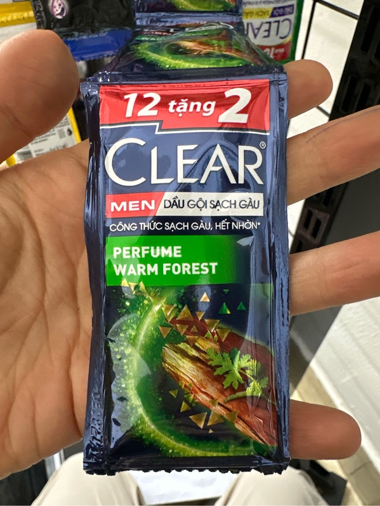 Clear men dầu gội sạch gàu 5g