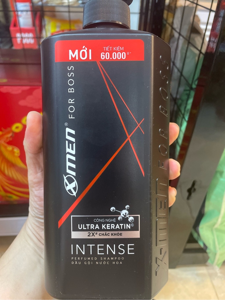 Dầu gội Xmen Boss Intense 650g
