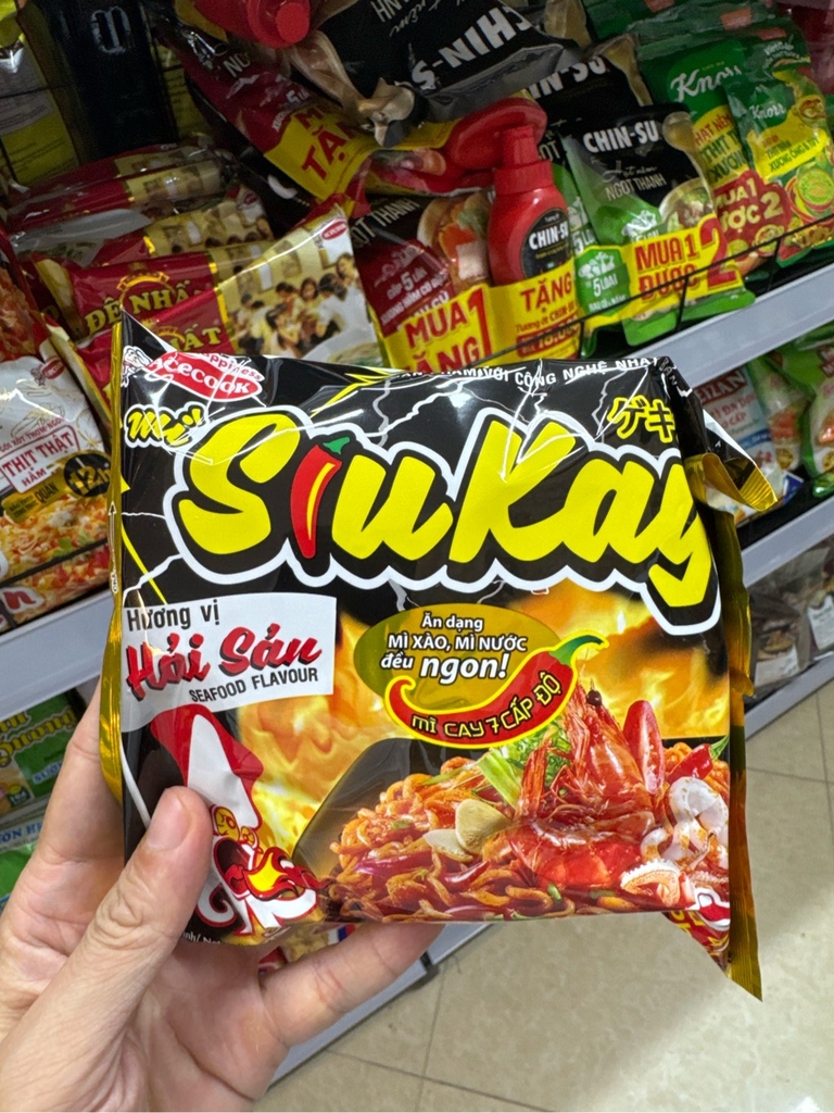 Mì Siukay hương vị Hải sản 128g