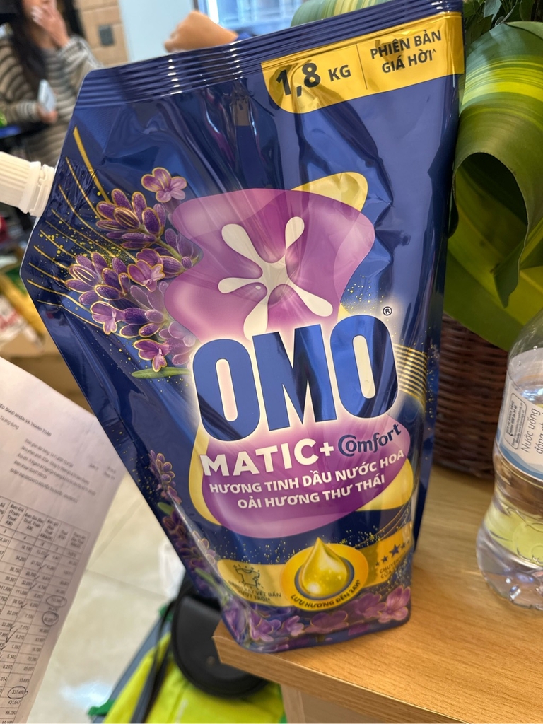 Omo matic comfort hương tinh dầu nước hoa oải hương