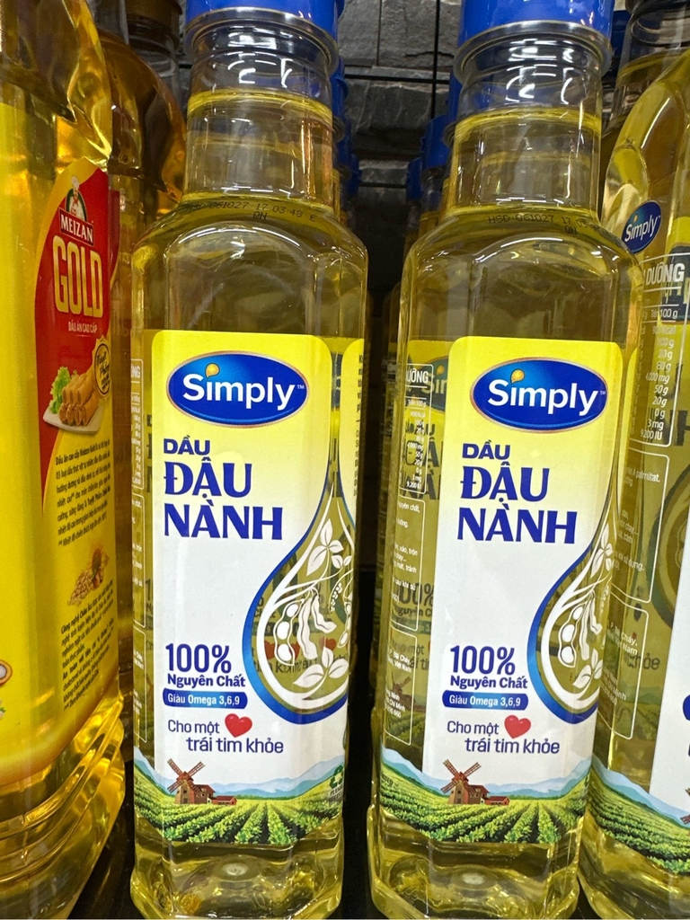 Dầu ăn Simply Dầu đậu nành 400ml