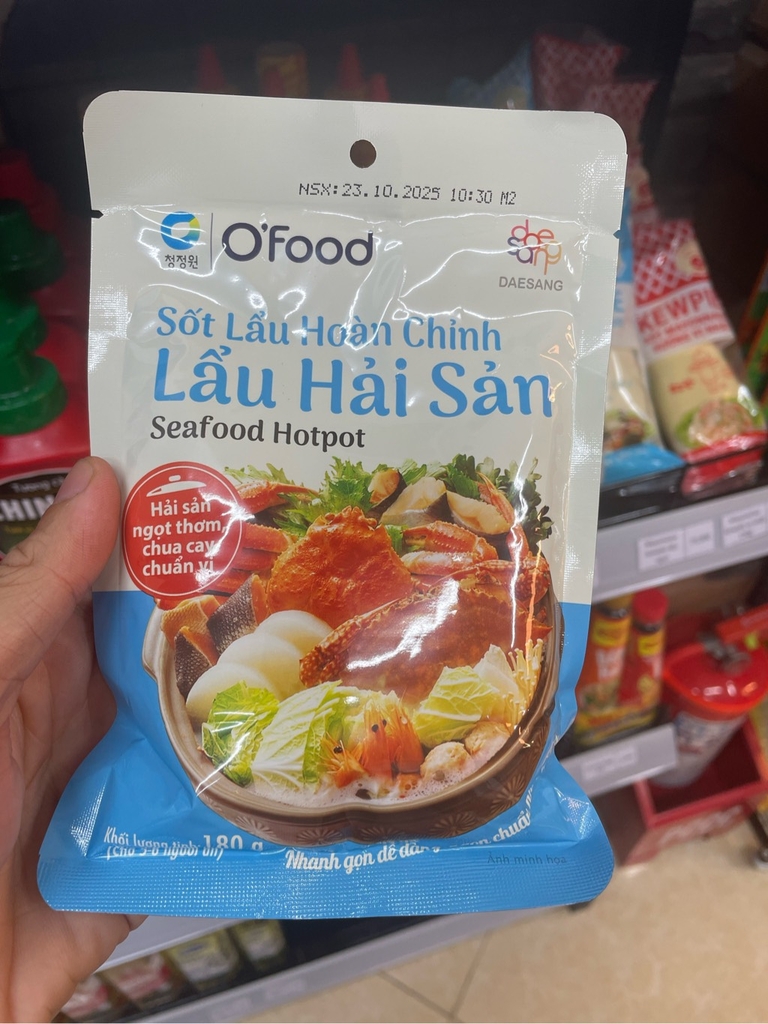 Sốt lẩu Hải Sản hoàn chỉnh 180g