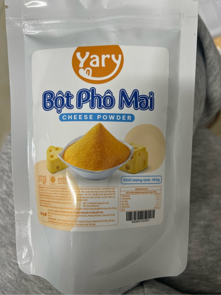 Bột phô mai Yary 150gr(zip)