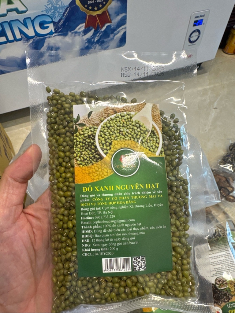 Đỗ xanh nguyên hạt 200G
