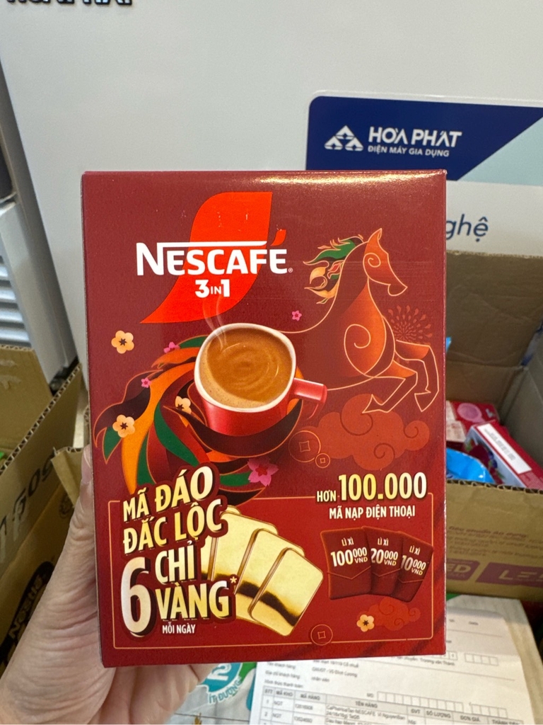 Cafe hoà tan Nescafe vị nguyên bản 18 gói