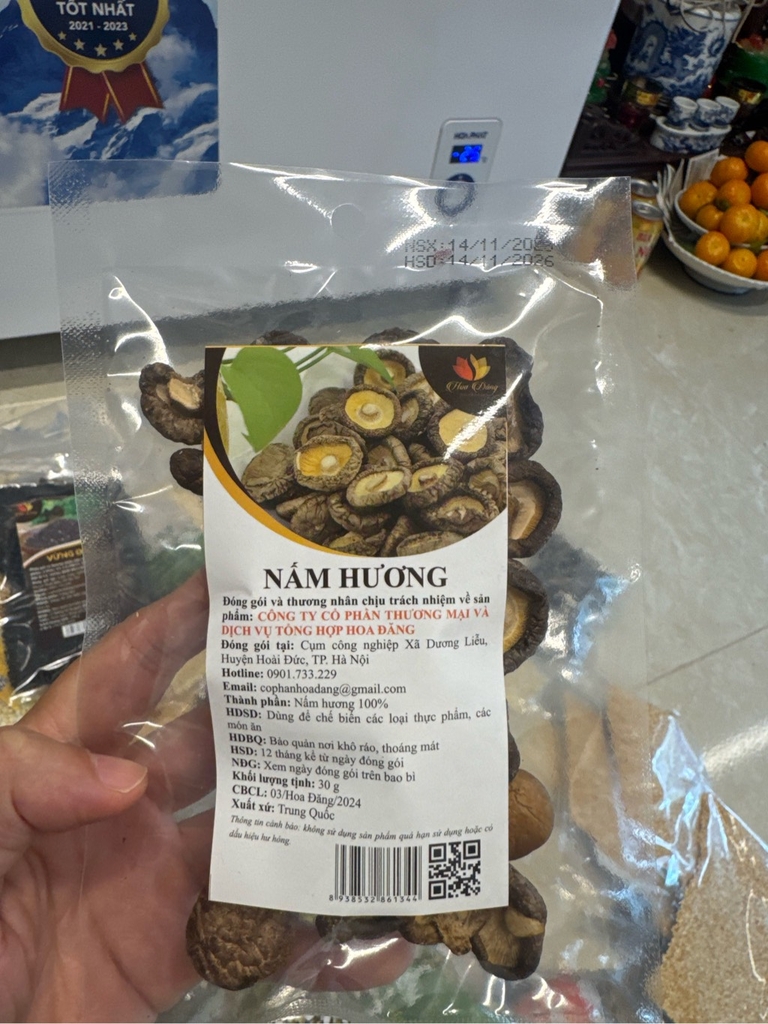 Nấm hương khô 30G