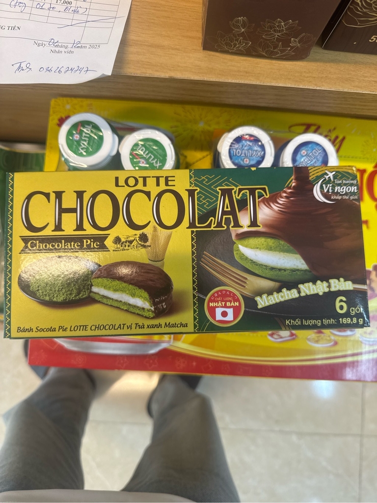 Bánh Socola Pie Chocolat 6 gói 169,8g