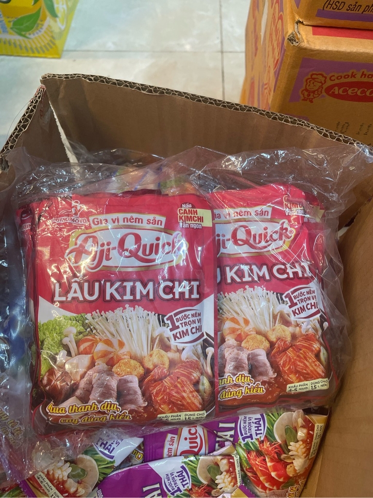 Gia vị nêm Lẩu Kim Chi Aji 44g