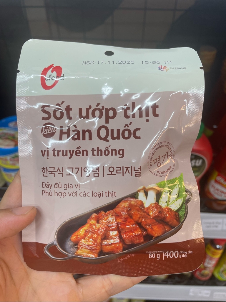 Sốt ướp thịt Hàn Quốc vị truyền thống 80g