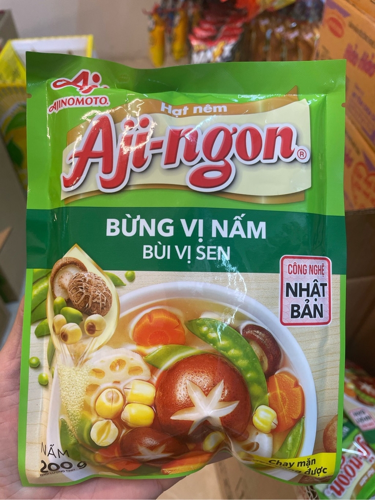 Hạt nêm Aji ngon vị nấm 200g