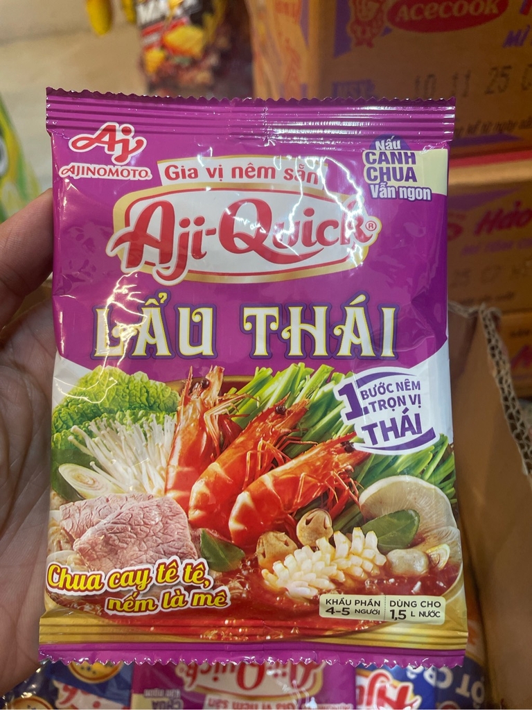 Gia vị nêm Lẩu Thái Aji 50g