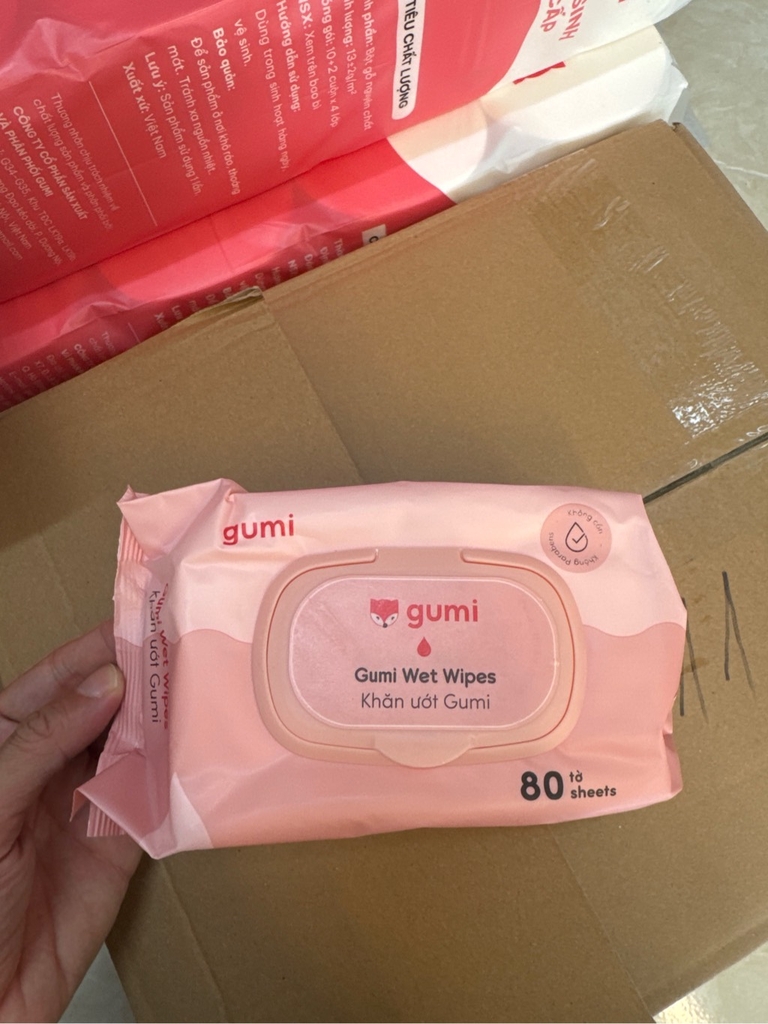 Khăn ướt Gumi 80 tờ