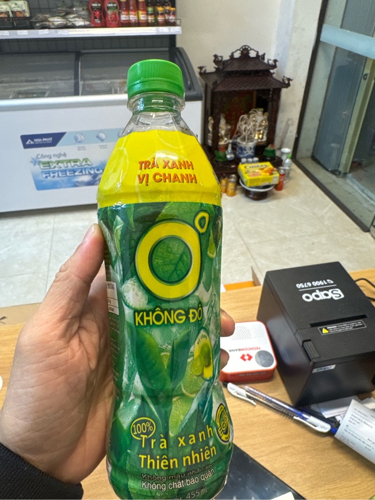 Trà xanh 0 độ 455ml