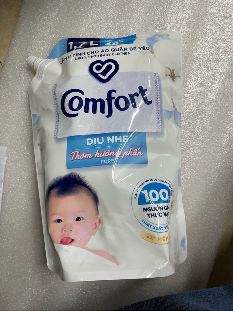 COMFORT NX mềm vải thơm hương phấn 1,7L