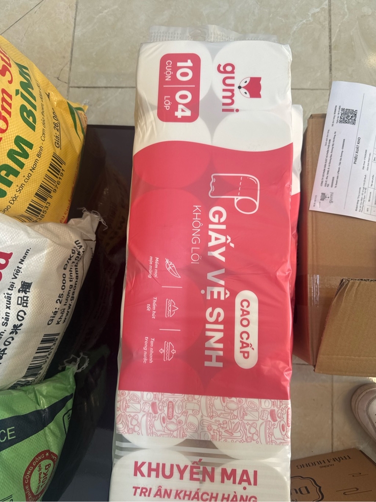 Giấy vệ sinh cáo cấp Gumi 4 lớp