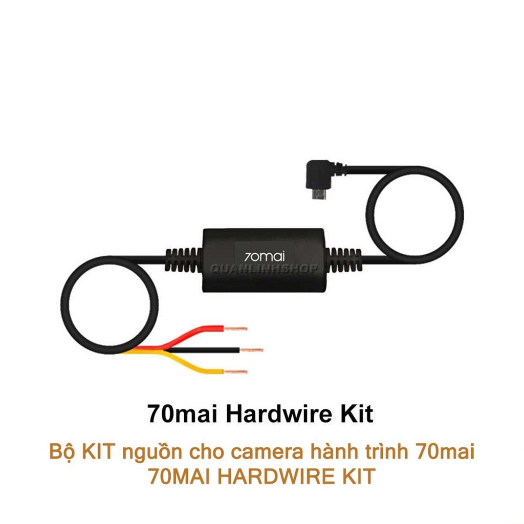 BỘ HARDWIRE KIT 70MAI UP03 HỖ TRỢ ĐỖ XE THÔNG MINH BẢO VỆ XE TOÀN DIỆN