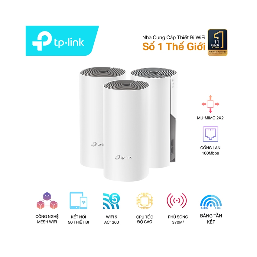 Wifi TP Link Deco E4 (3 pack)
