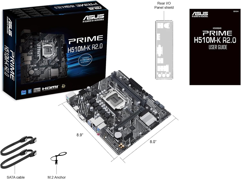 Main Asus TUF Gaming B550M-Plus II Wifi (SK AM4)