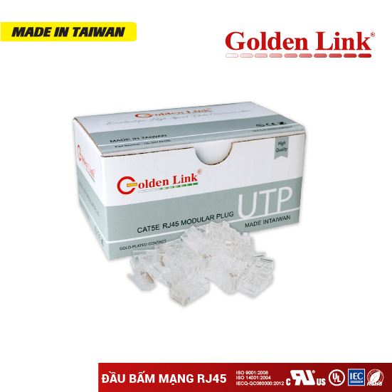 Đầu RJ45 CAT5 - Goldenlink