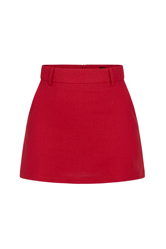 Clara Linen Mini Skirt