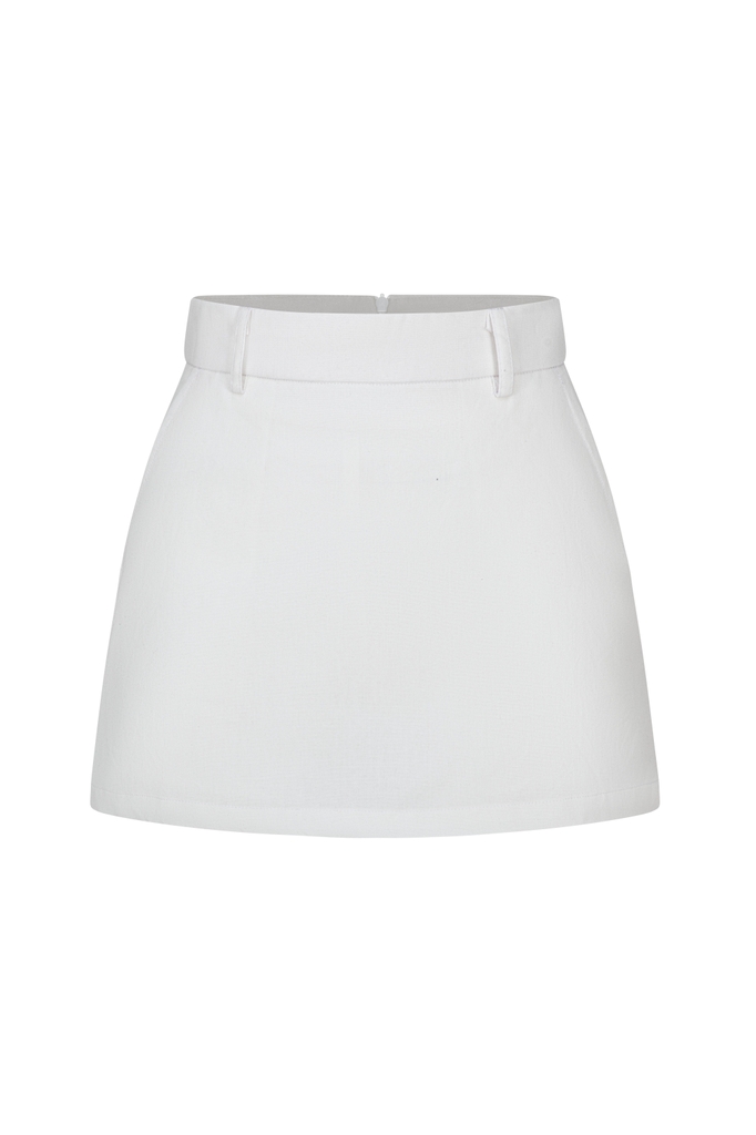 Clara Linen Mini Skirt