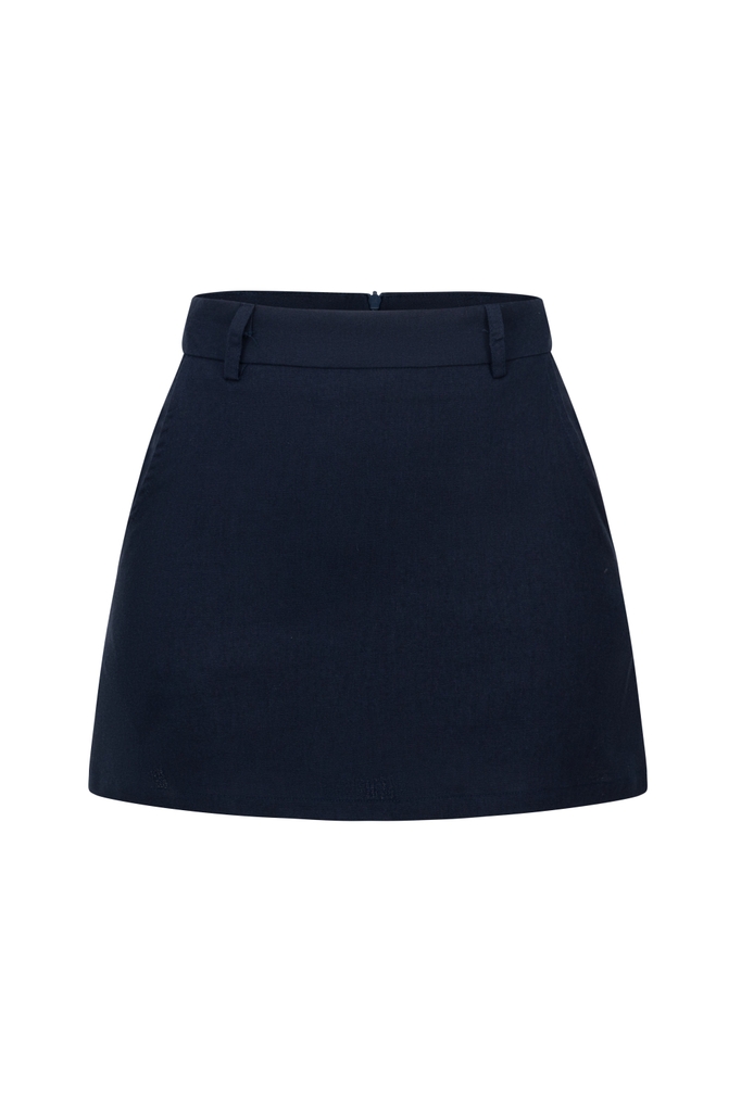 Clara Linen Mini Skirt