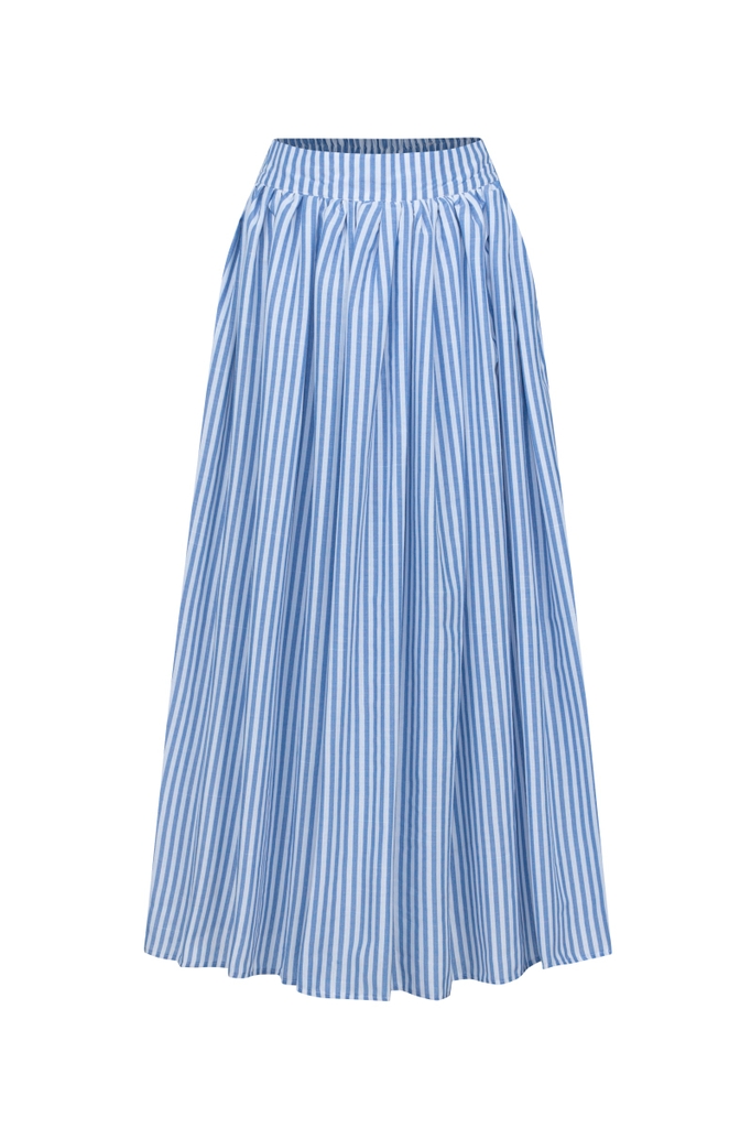 Jacquine Maxi Linen Skirt