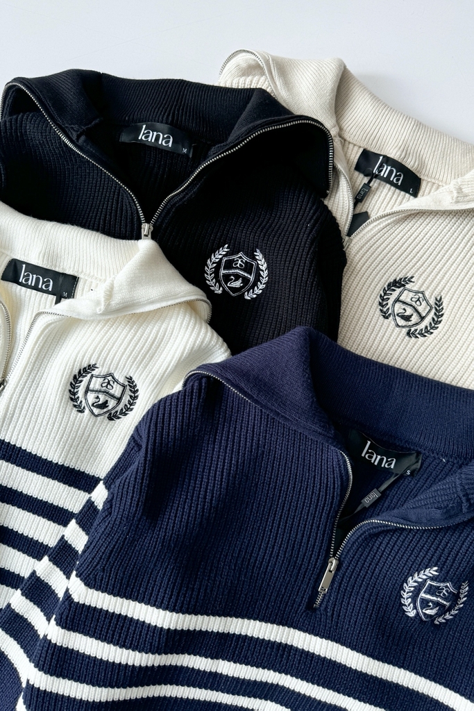 Bazzar Zip Hoodie Wool Top