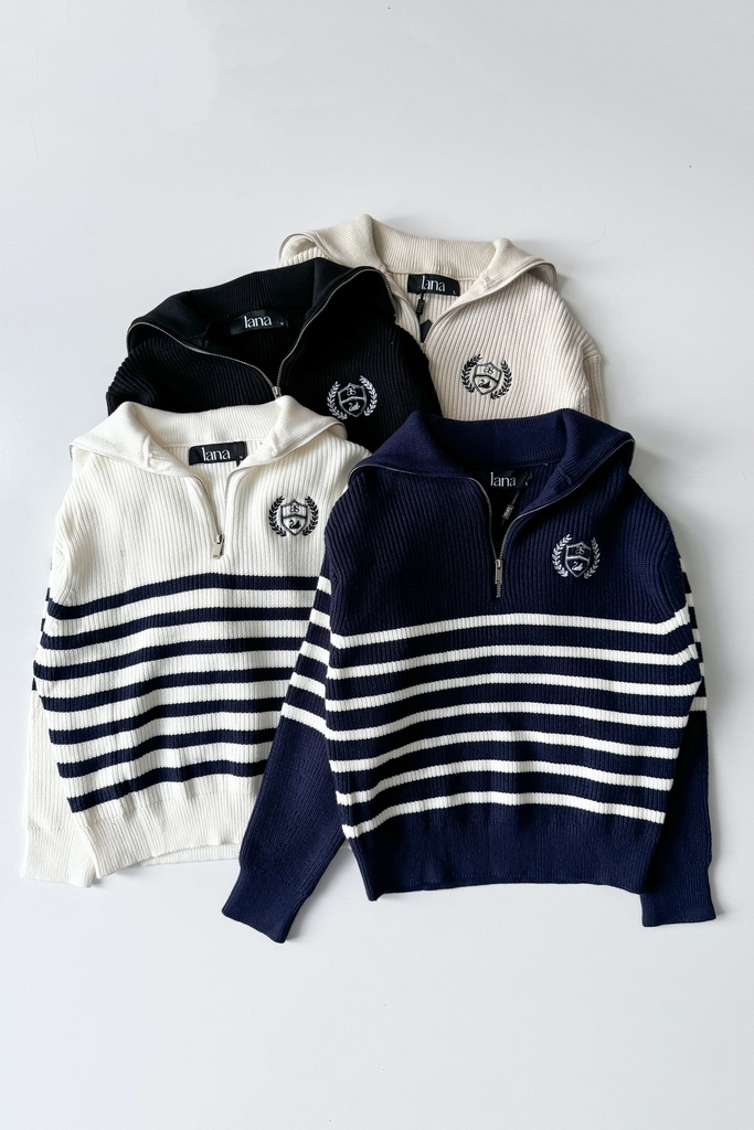 Bazzar Zip Hoodie Wool Top