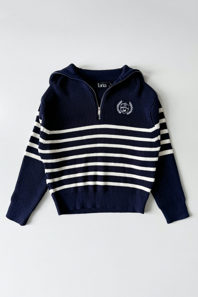 Bazzar Zip Hoodie Wool Top